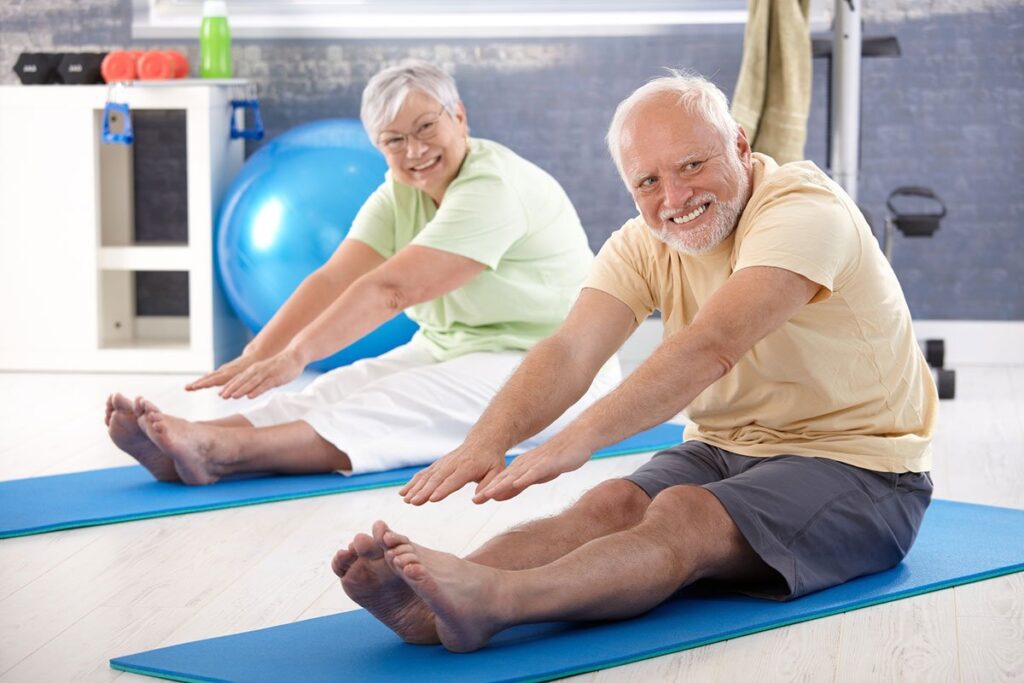 Seated Neck Flexion Stretch Exercise For Older Adults — More Life Health -  Seniors Health & Fitness